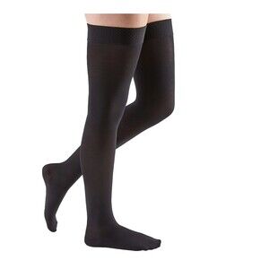 Mediven Comfort Compression Stockings Thigh High w/silicon Beaded Top  band Sz 3